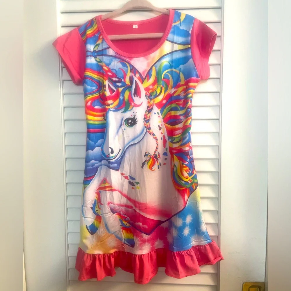 Girls Size 5 New Unicorn PJs (too small for daughter/didnt return soon enough)